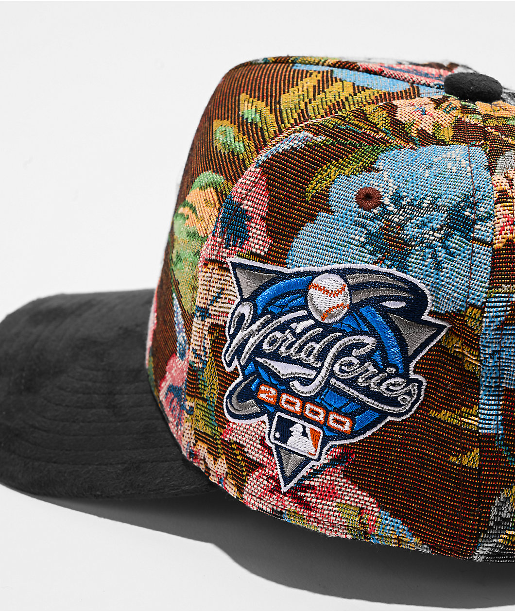 Mitchell & Ness New York Yankees Tapestry Floral Pro Pinch Snapback Hat