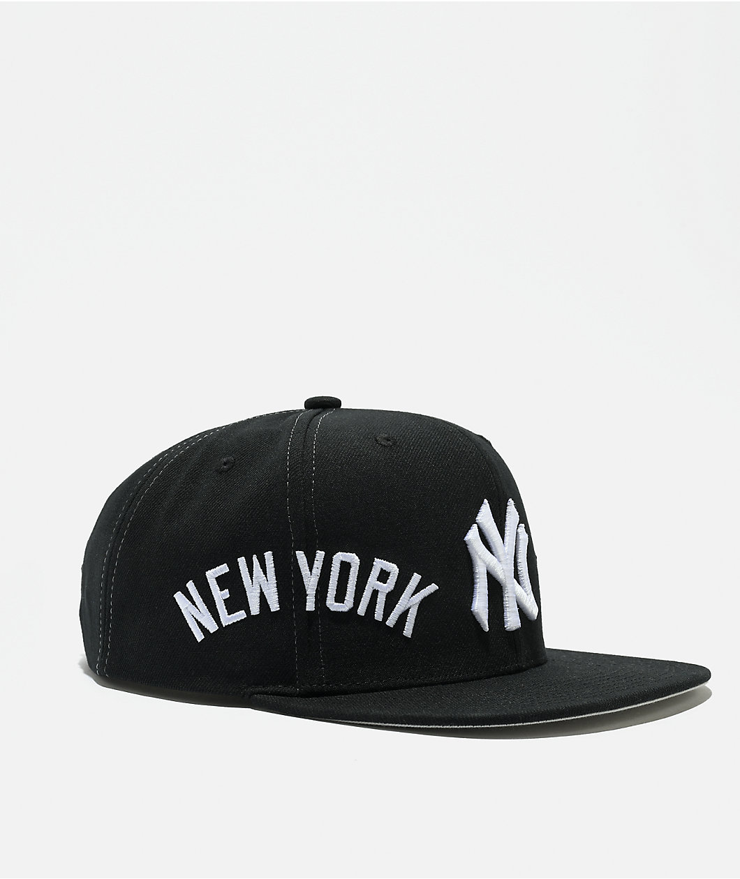 Mitchell & Ness New York Yankees Trifecta Black Snapback Hat