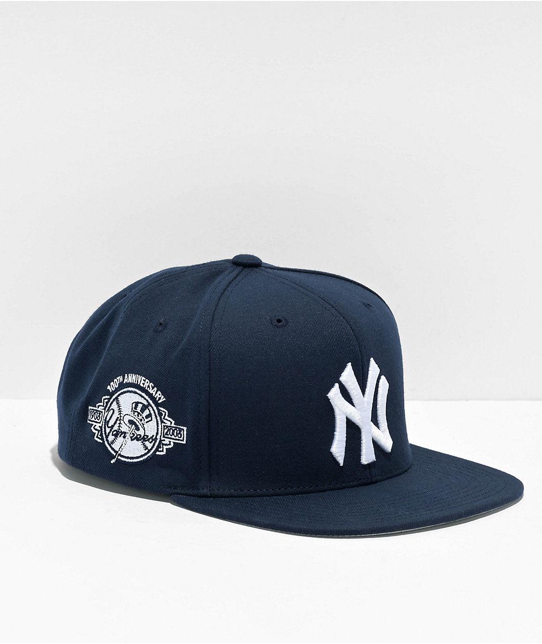 Mitchell & Ness x MLB New York Yankees Blue Snapback Hat