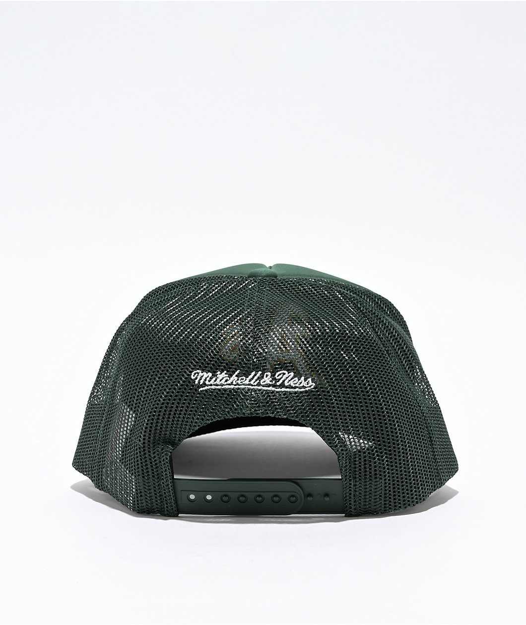 Mitchell & Ness x MLB Overload Oakland A's Green Trucker Hat