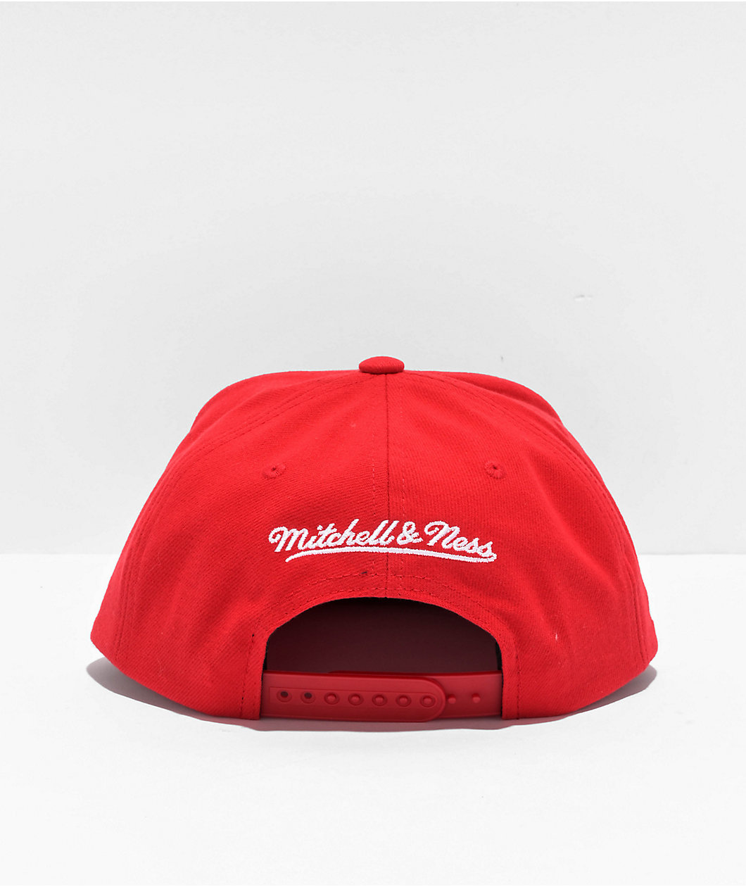 Mitchell & Ness x NBA Chicago Bulls Red Snapback Hat