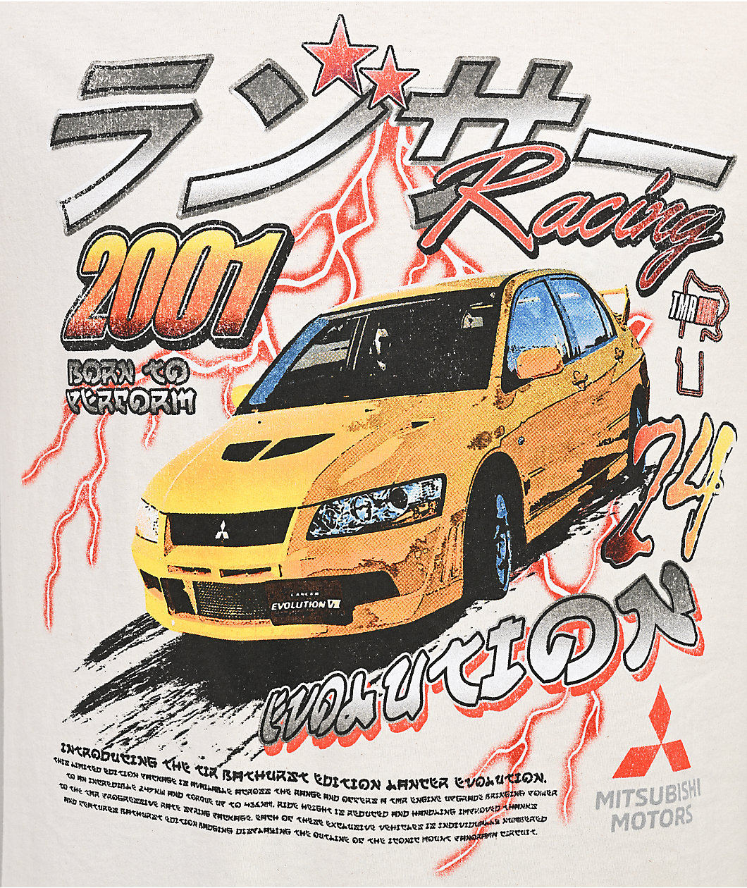 Mitsubishi Lancer EVO 2 Natural T-Shirt