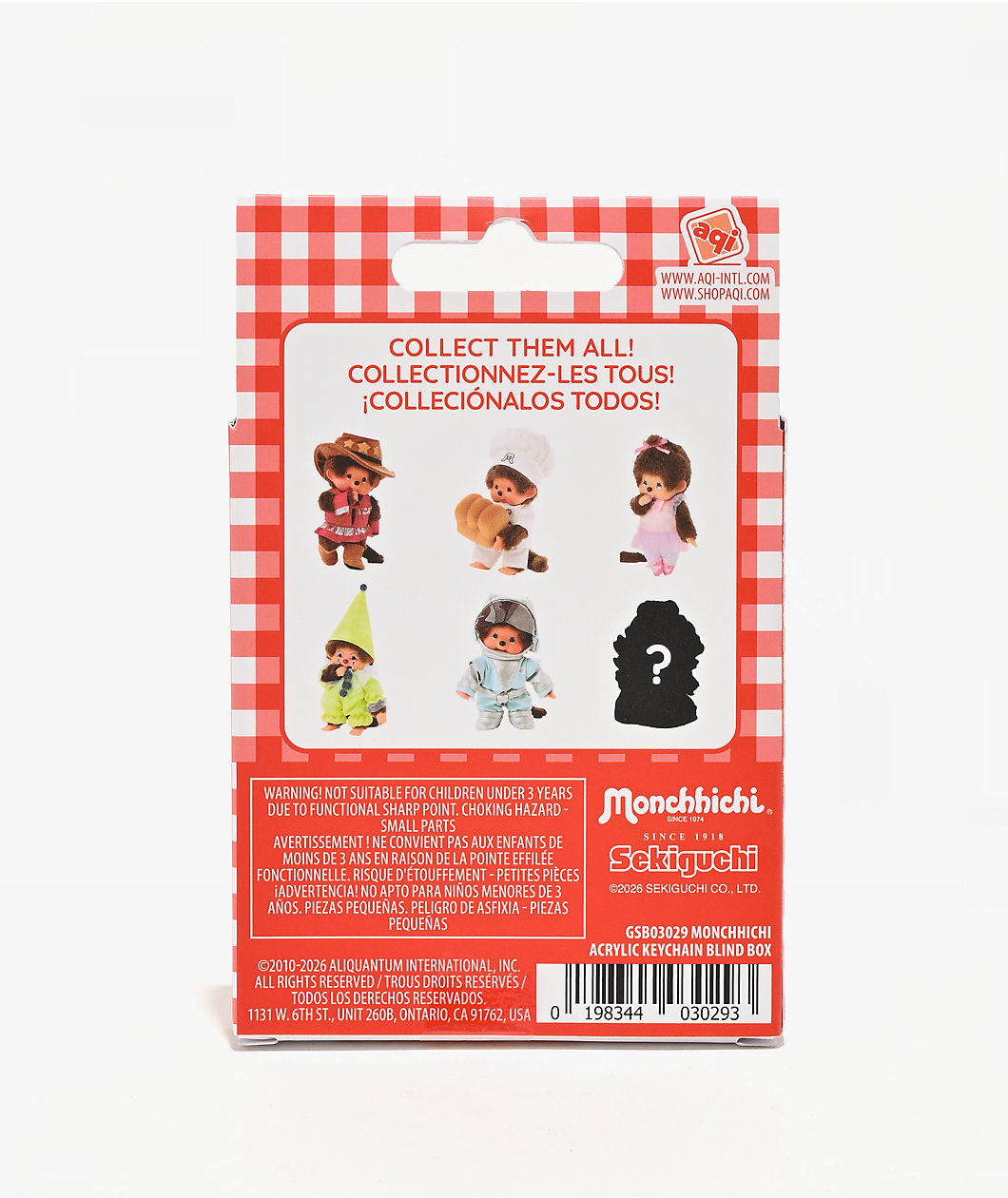 Monchhichi Acrylic Keychain Blind Box