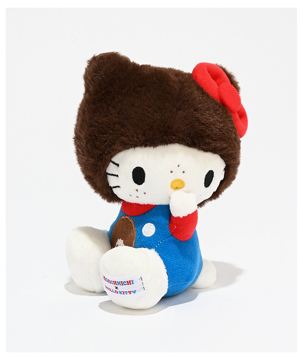 Monchhichi x Hello Kitty Mascot Plush Toy