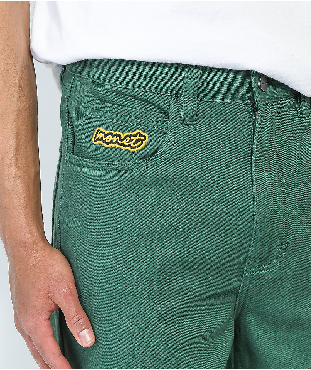 Monet Hunter Green Skate Jeans