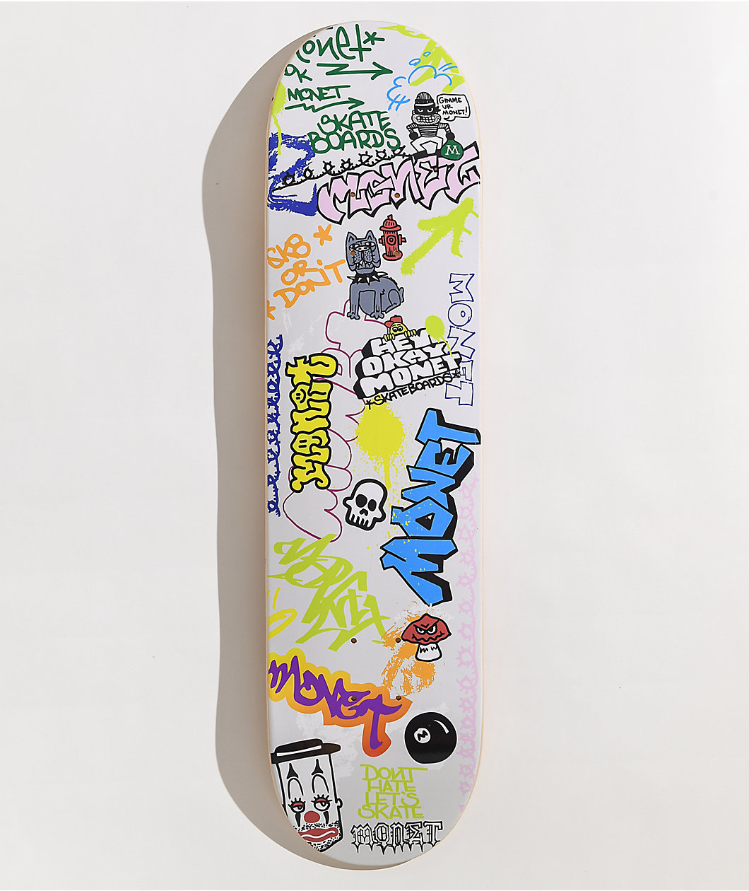 Monet Skateboards Graffiti 8.0" Skateboard Deck