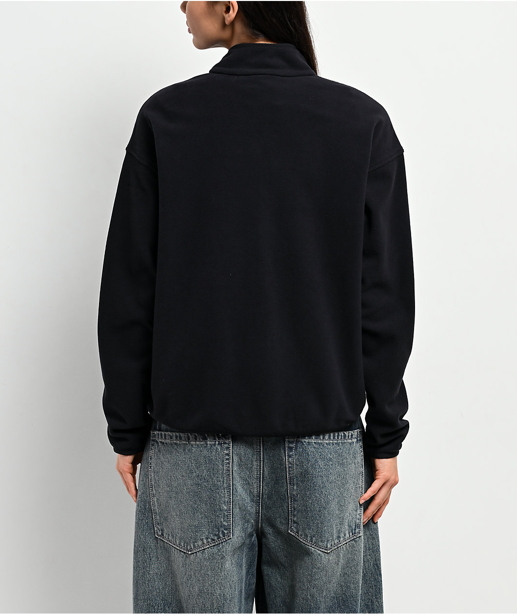 Mountain Hardwear Microchill™  Black Half Zip Jacket