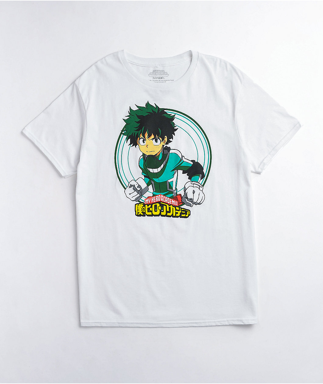 My Hero Academia Izuku Midoriya White T-Shirt
