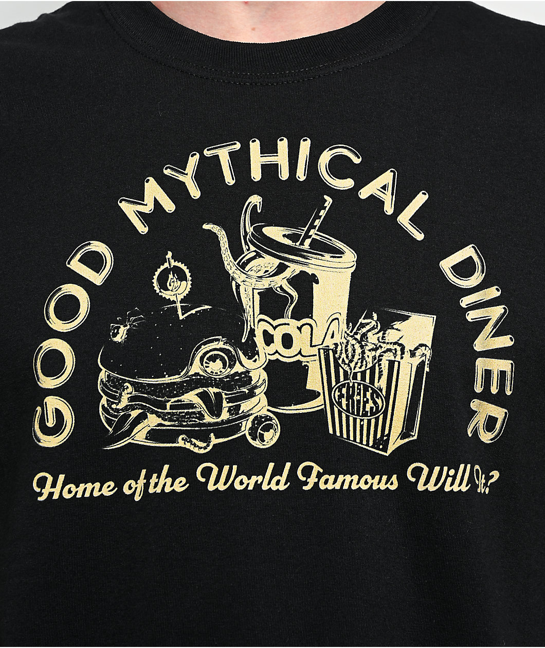 Mythical Diner Black T-Shirt