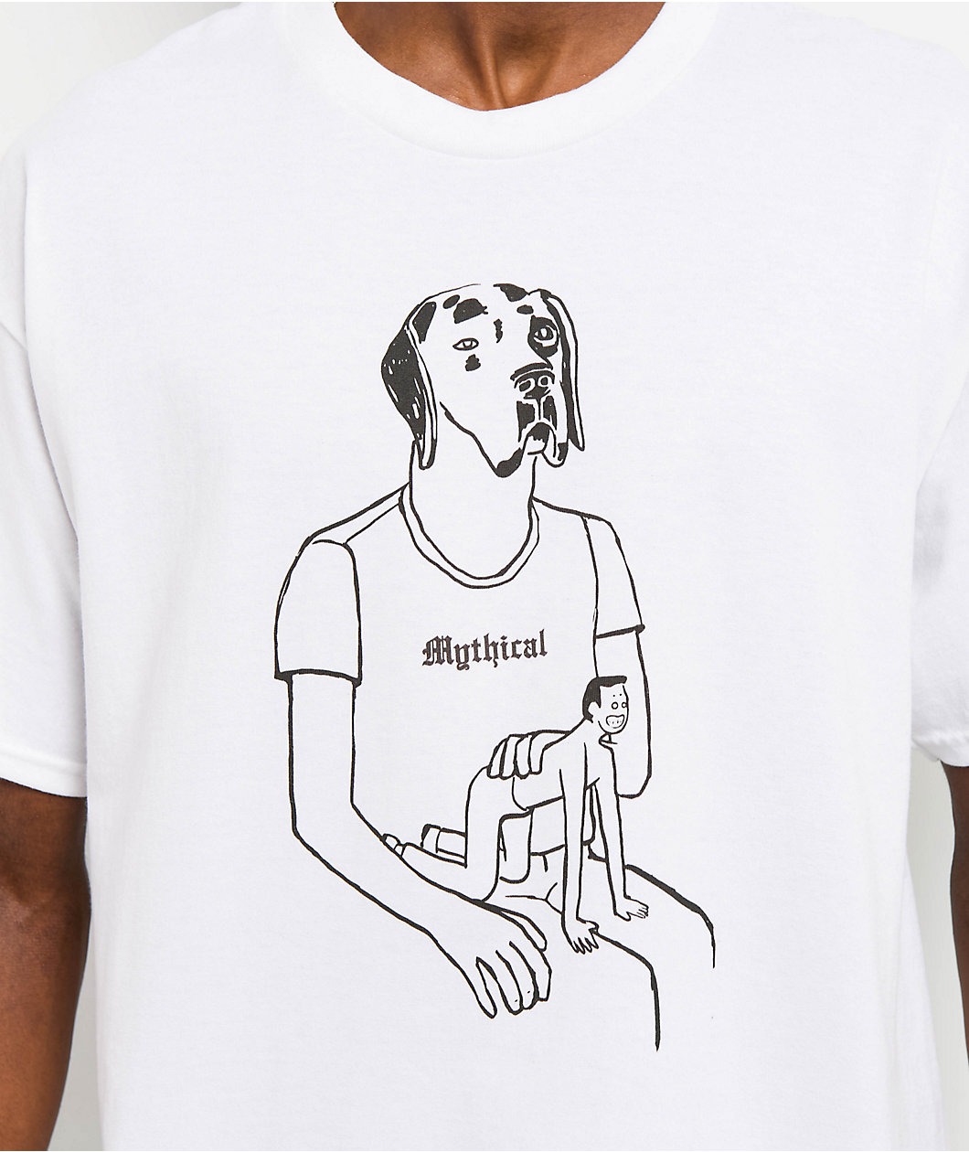 Mythical Dog's Best Friend White T-Shirt