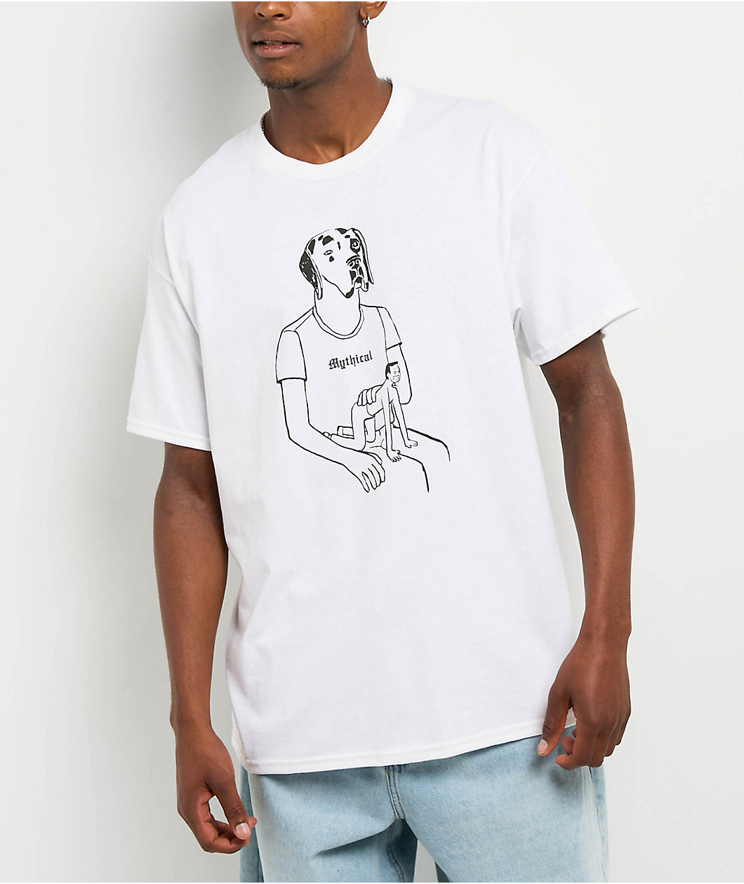 Mythical Dog's Best Friend White T-Shirt