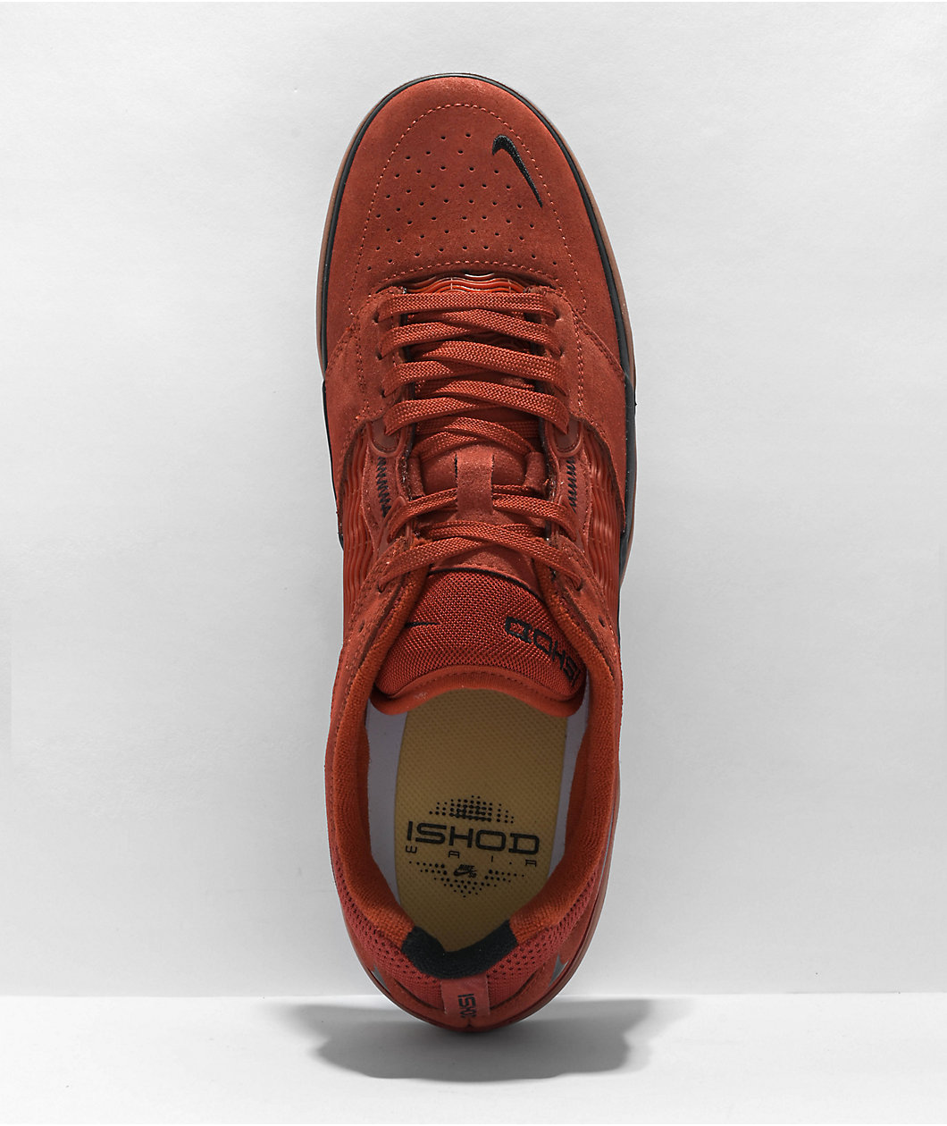 NIKE SB Ishod Rugged Orange & Black Skate Shoes