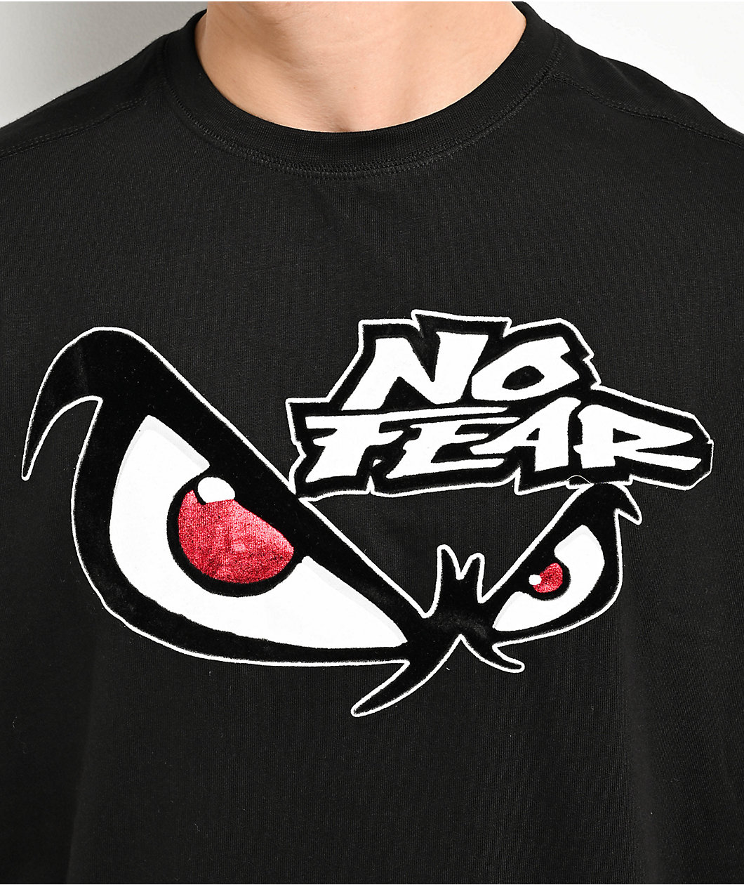 NO FEAR Eyes Black T-Shirt