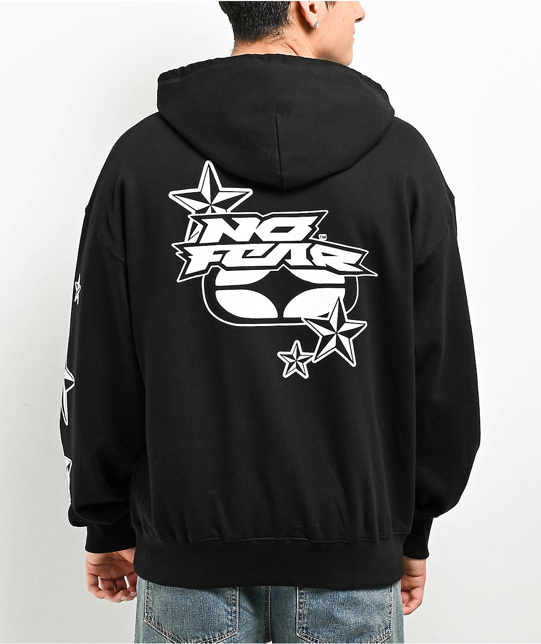 NO FEAR Star Black Hoodie