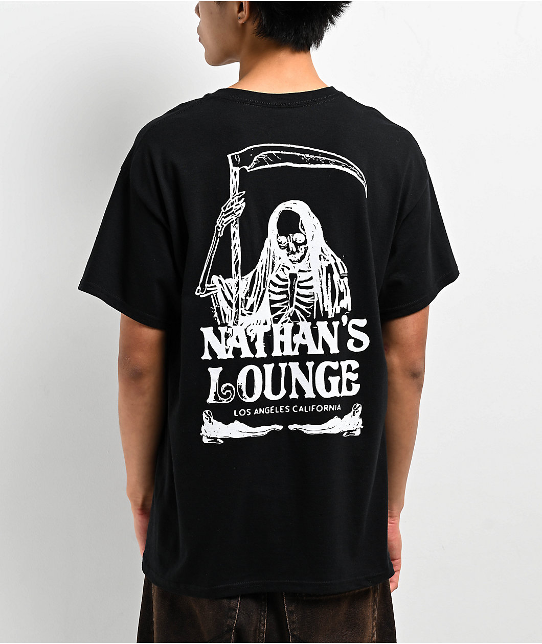 Nathan's Lounge Take Me For A Ride Black T-Shirt