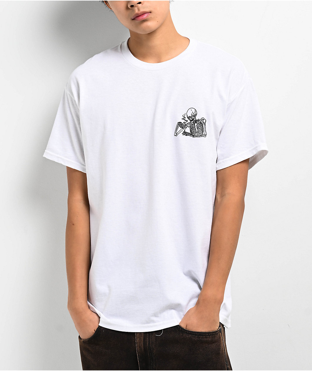 Nathans Lounge Enjoy Thyself White T-Shirt