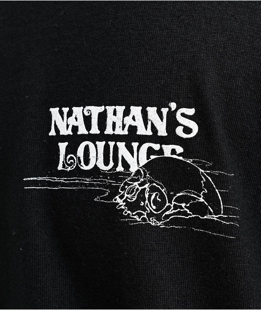 Nathans Lounge Our Freedoms Like Spiderwebs Black T-Shirt