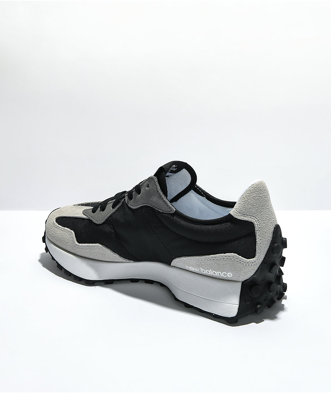 New Balance Lifestyle 327 Black, Grey, & White Shoes