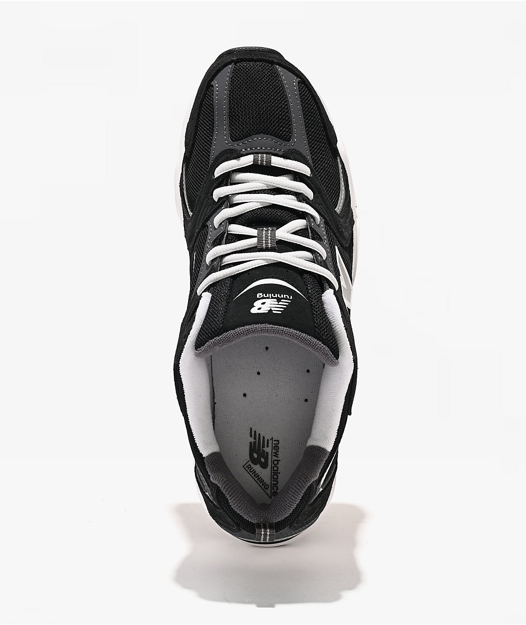 New Balance Lifestyle 530 Black & Silver Metallic Shoes