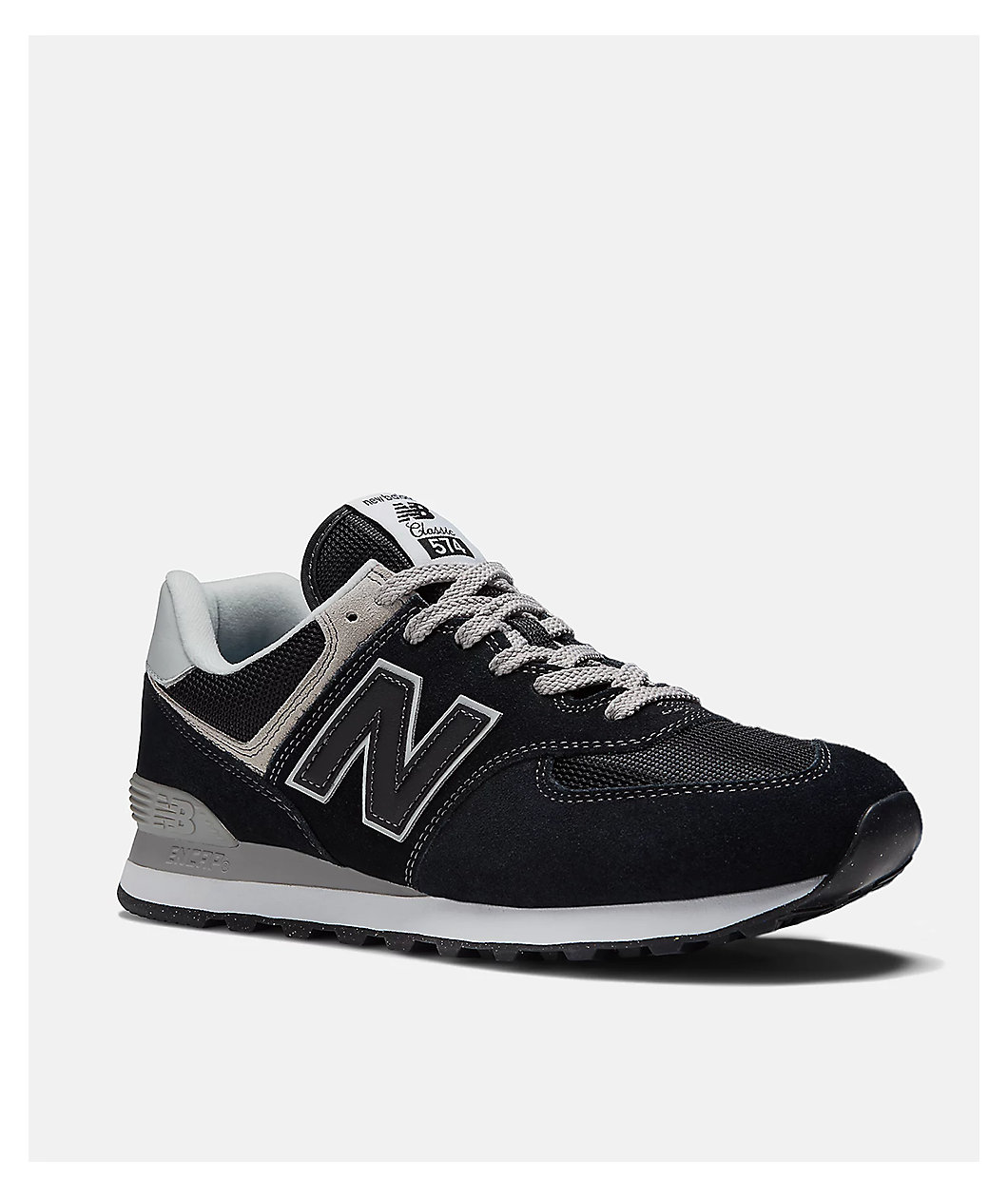 New Balance Lifestyle 574 Core Black & White Shoes