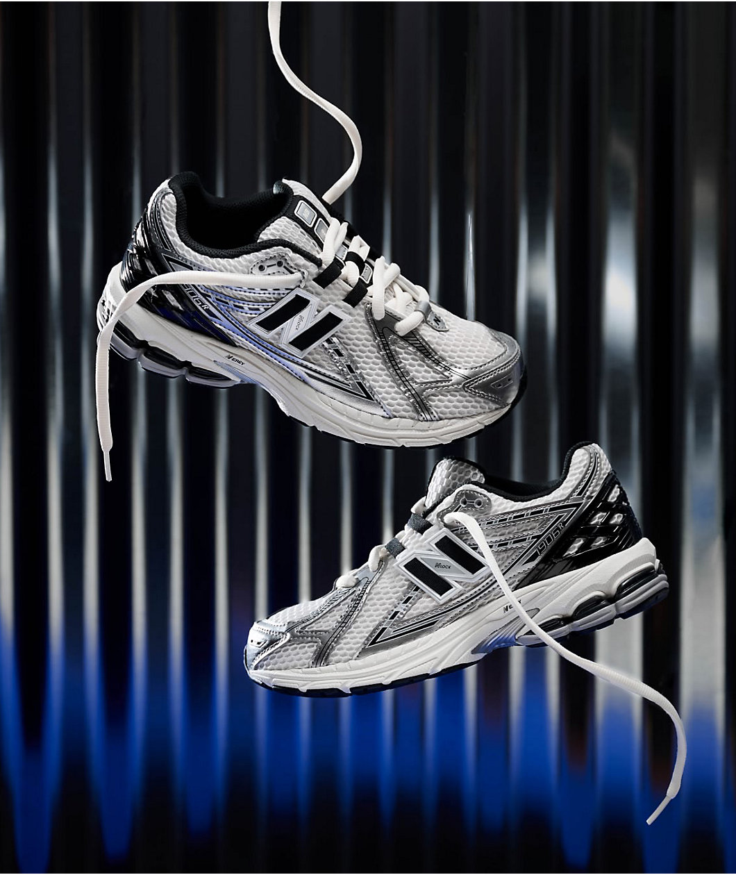 New Balance Lifestyle Kids 1906 Metallic Silver & Black Shoes