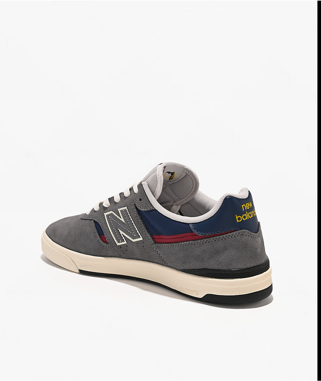 New Balance Numeric 306 Cup Jamie Foy Grey & Navy Skate Shoes