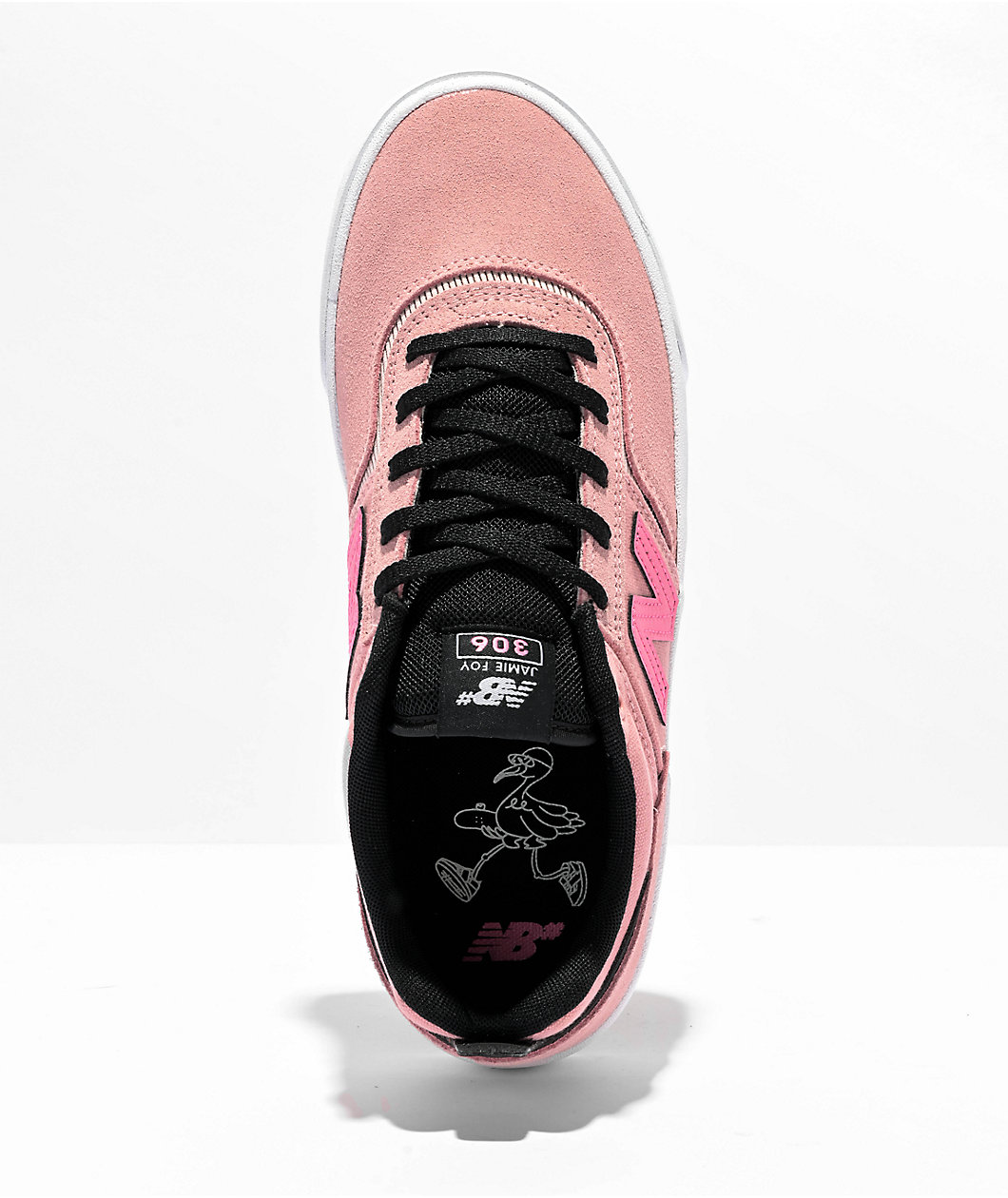 New Balance Numeric 306 Jamie Foy Pink & Black Skate Shoes