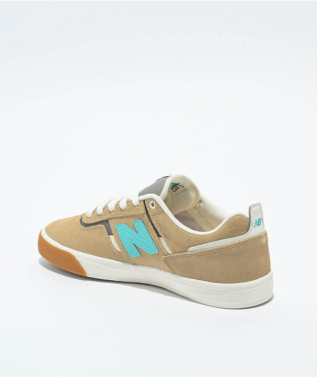 New Balance Numeric 306 Jamie Foy Tan, Teal & Gum Skate Shoes