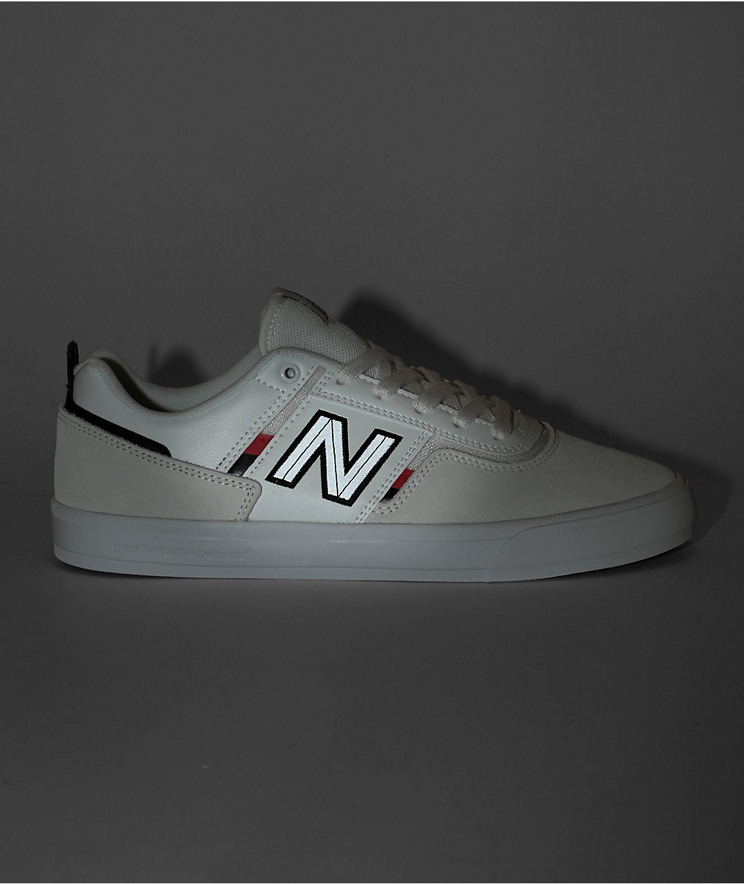 New Balance Numeric 306 Jamie Foy White & Red Skate Shoes