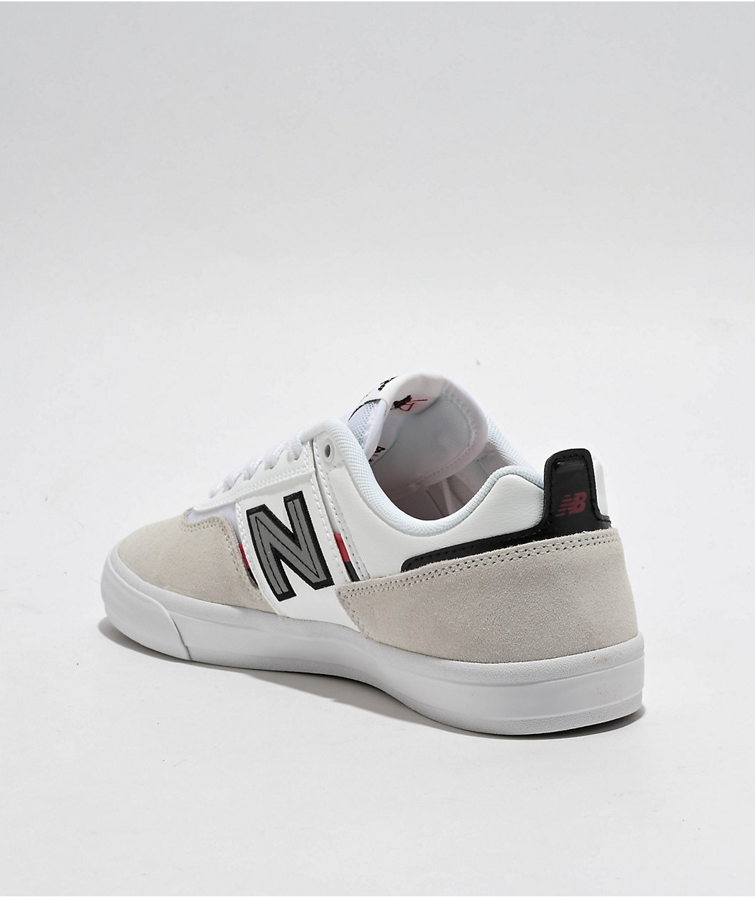 New Balance Numeric 306 Jamie Foy White & Red Skate Shoes