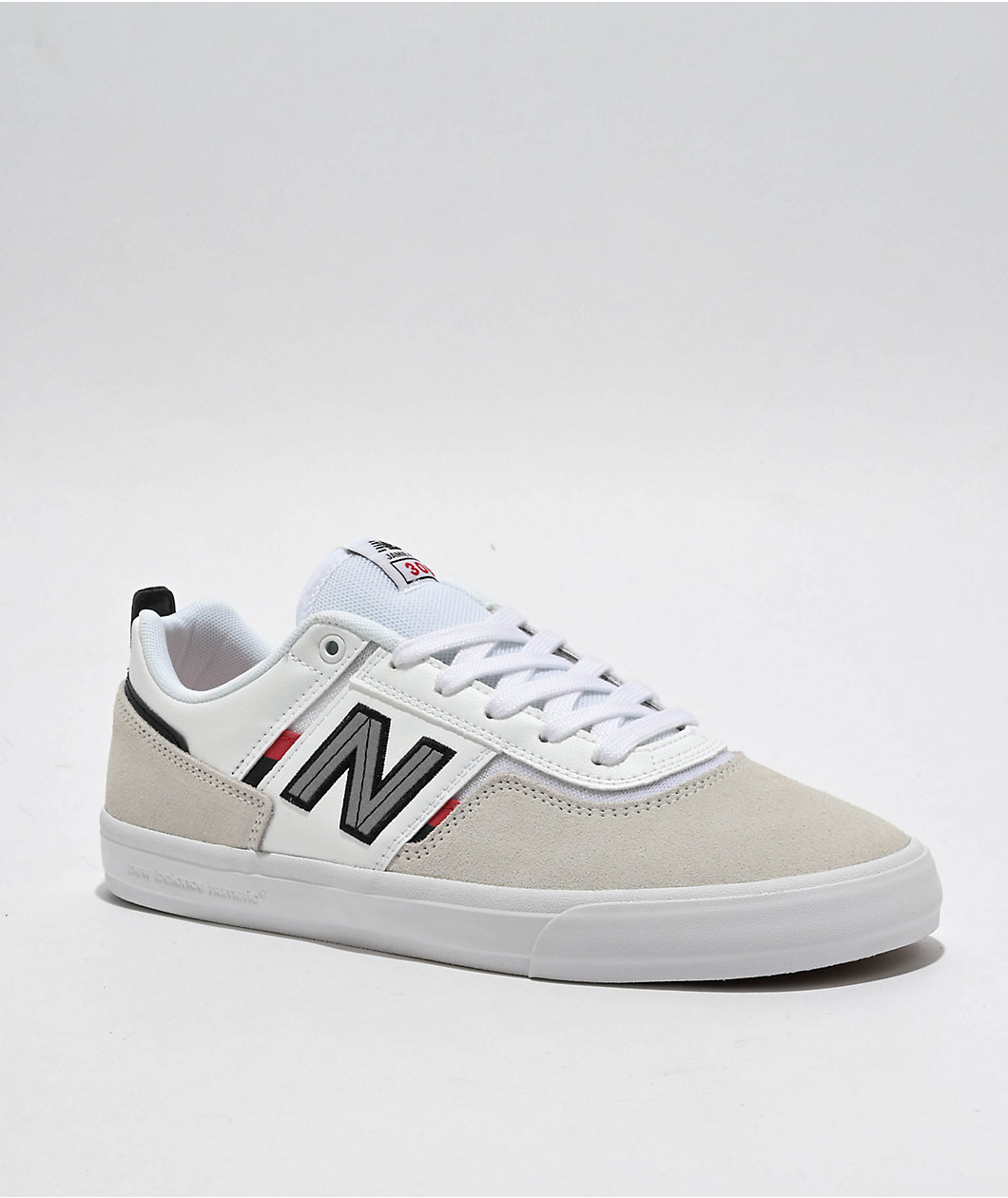 New Balance Numeric 306 Jamie Foy White & Red Skate Shoes