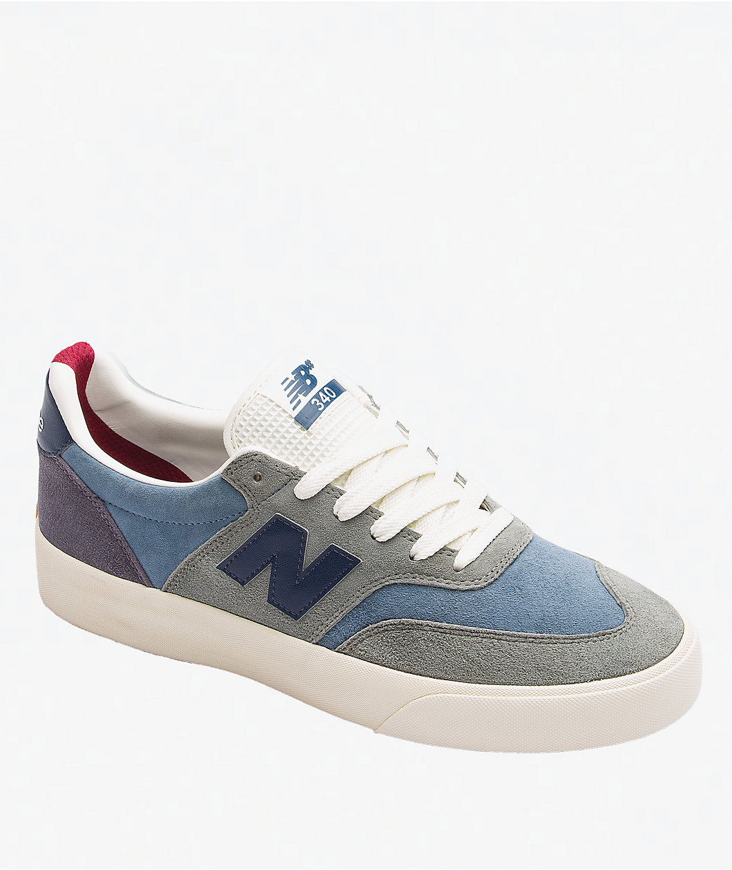 New Balance Numeric 340 Grey & Blue Skate Shoes