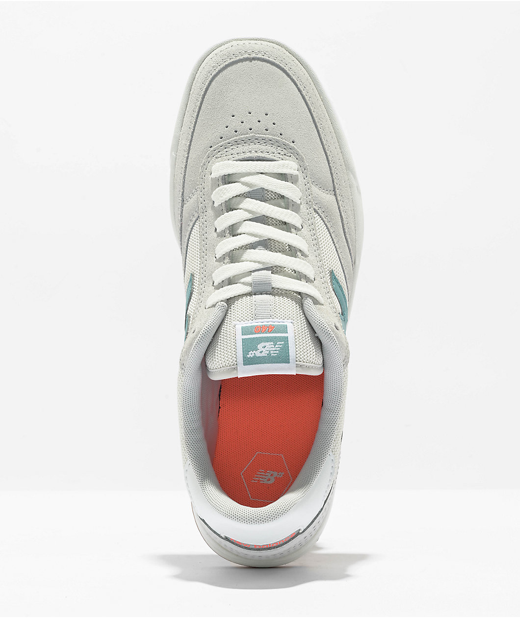 New Balance Numeric 440 Grey & Teal Skate Shoes