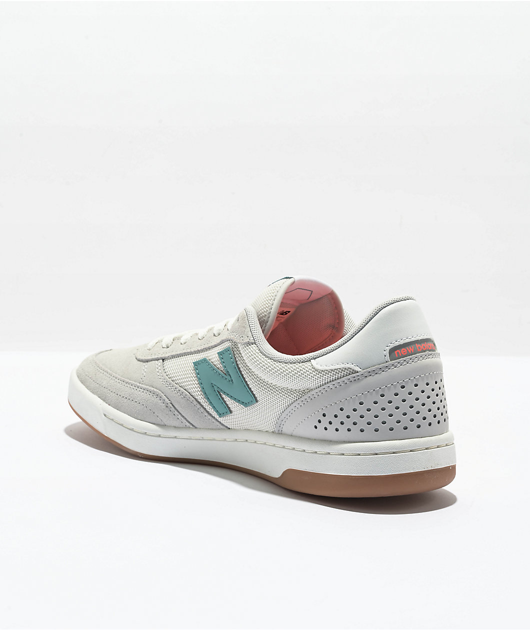New Balance Numeric 440 Grey & Teal Skate Shoes