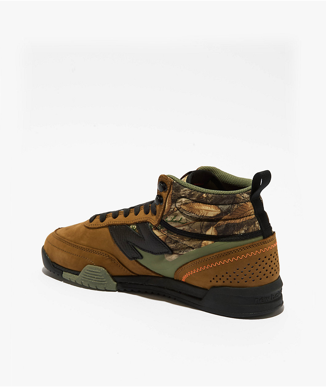 New Balance Numeric 440 V2 Trail High Brown, Black & Camo Skate Shoes