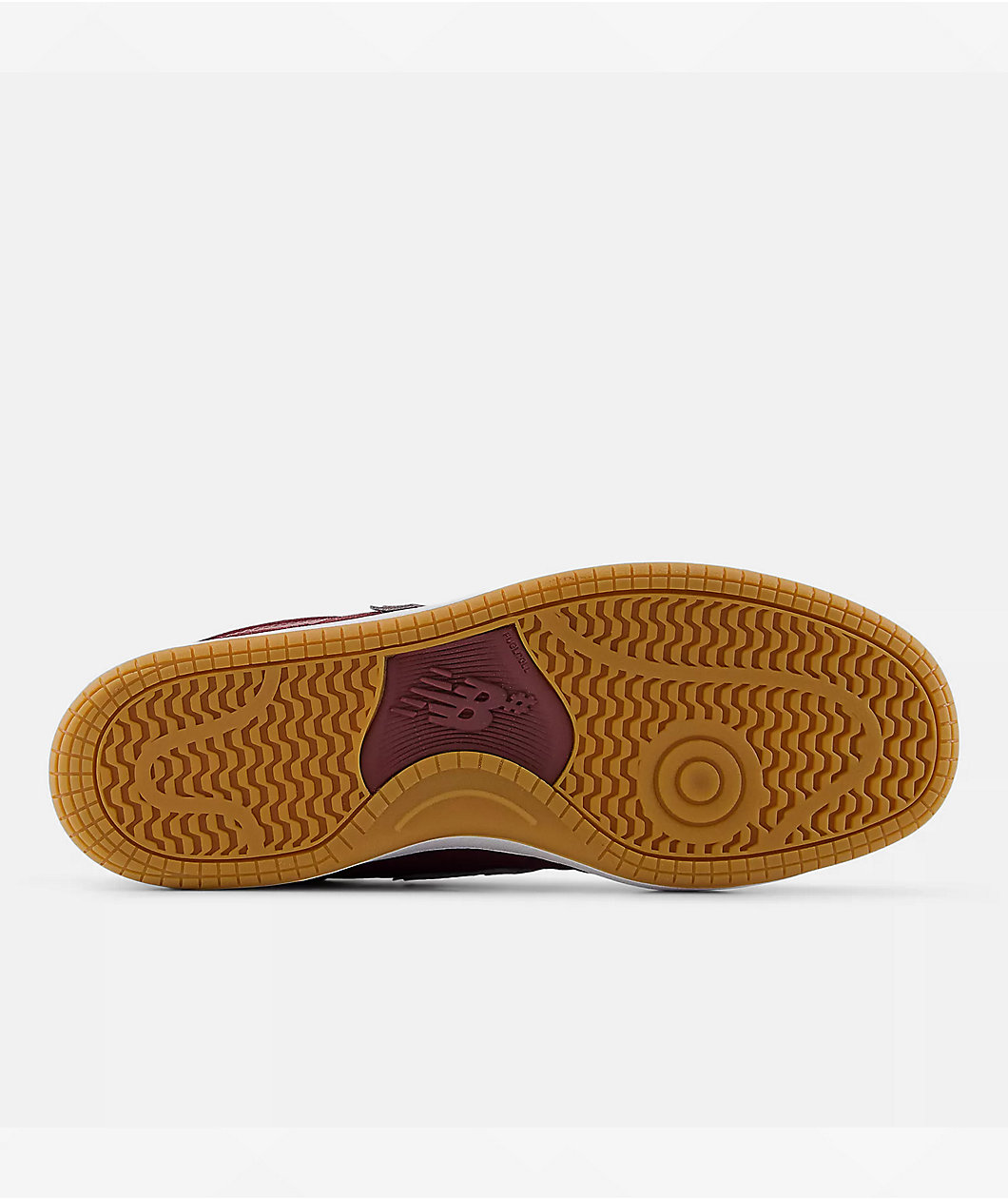 New Balance Numeric 480 Burgandy & White Skate Shoes
