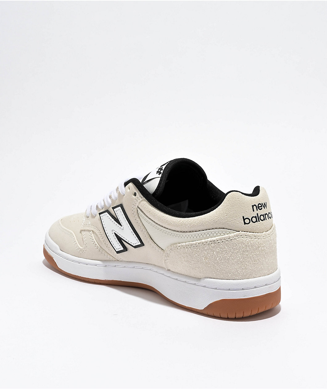 New Balance Numeric 480 Cream & White Skate Shoes