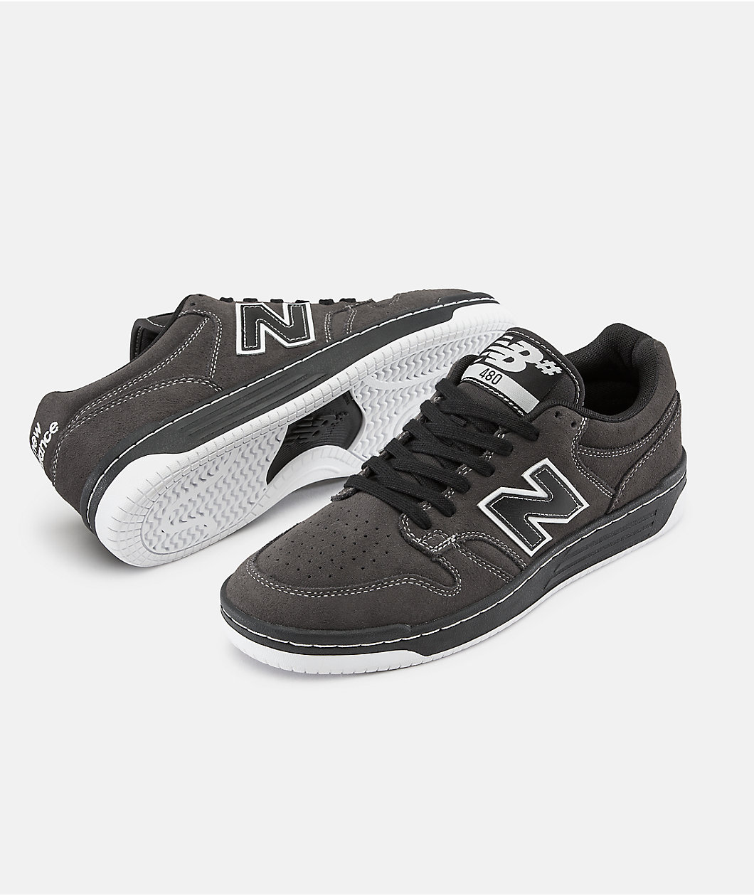 New Balance Numeric 480 Dark Grey & Black Skate Shoes