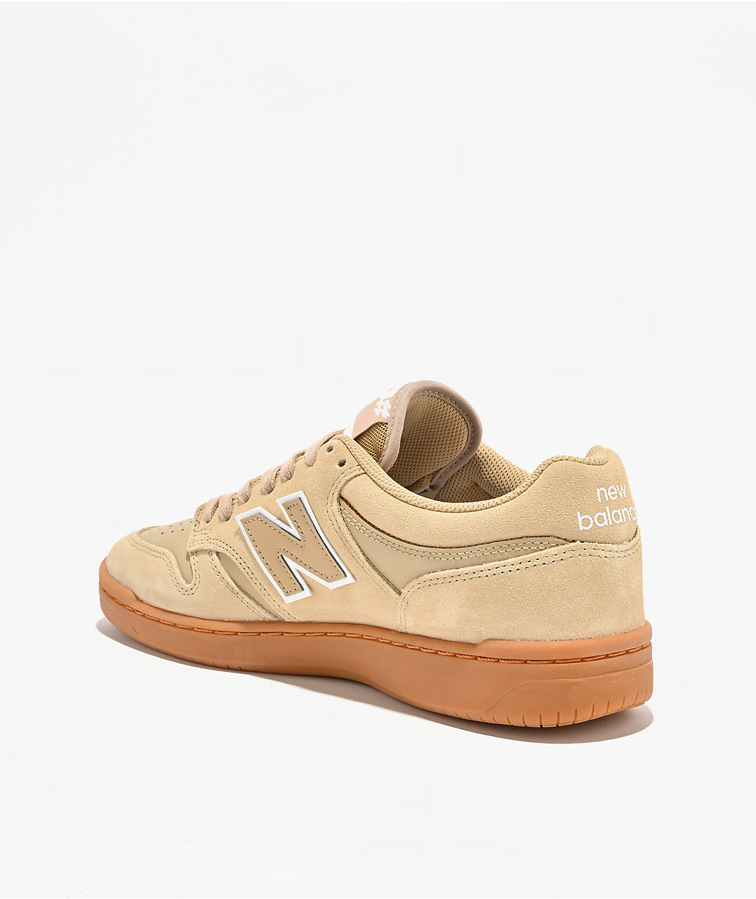 New Balance Numeric 480 Incense Brown & White Skate Shoes