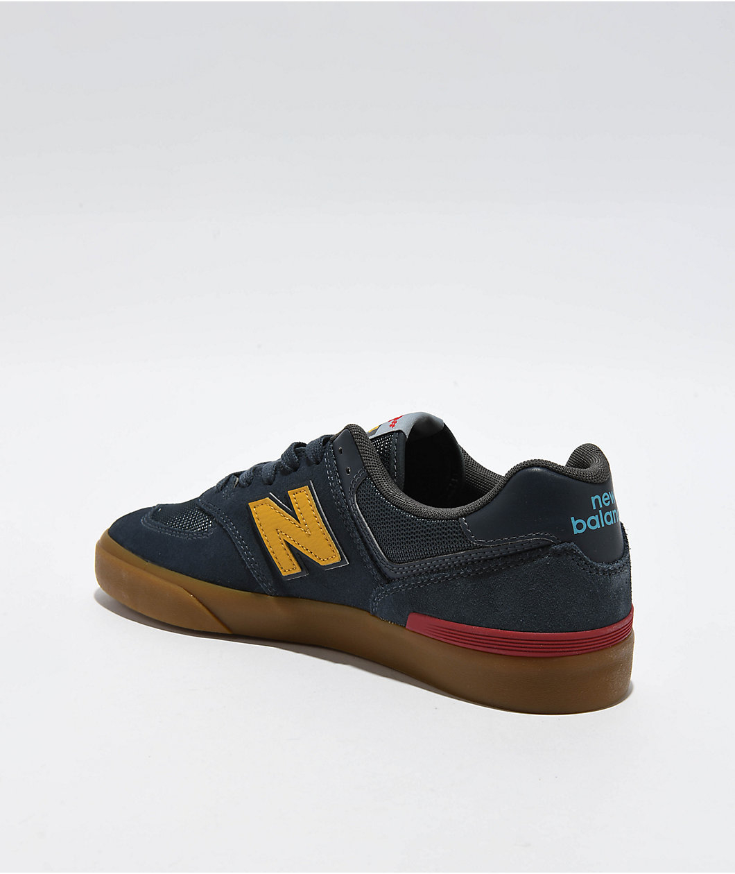 New Balance Numeric 574V Blue Indigo & Gum Skate Shoes