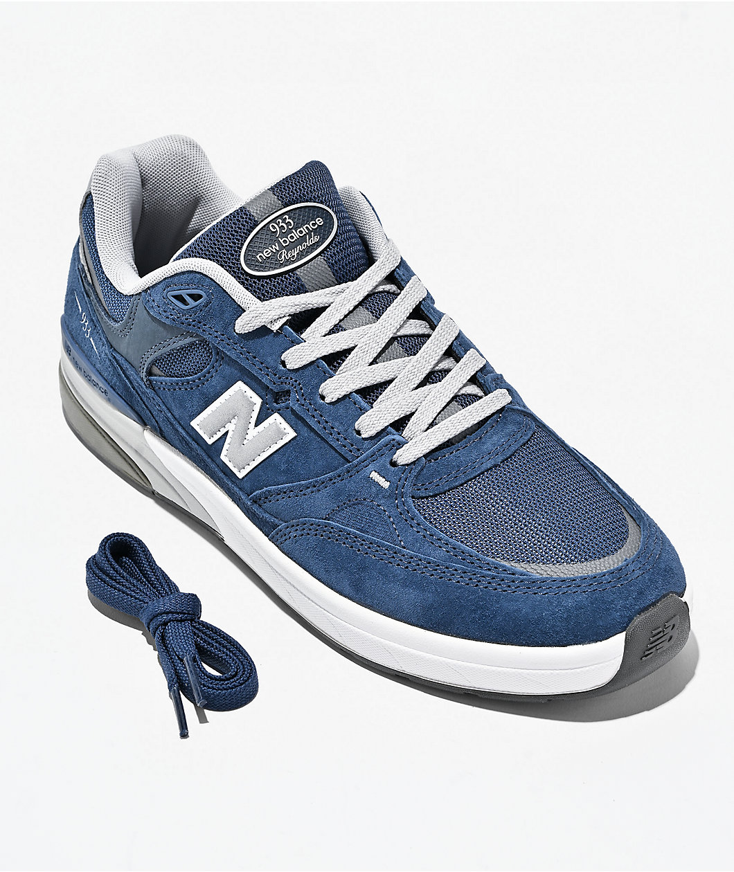 New Balance Numeric 933 Navy & White Skate Shoes