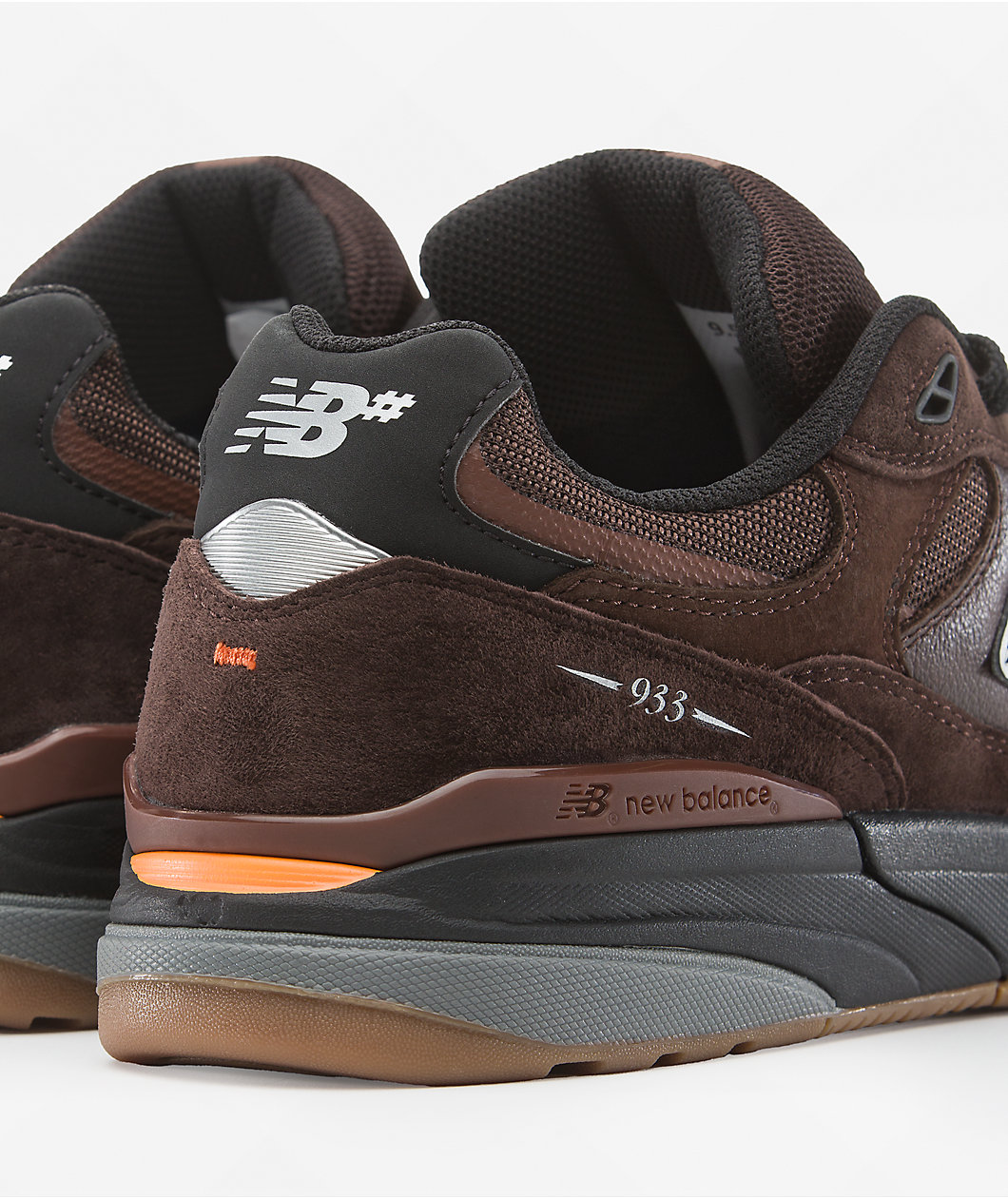 New Balance Numeric 933 Reynolds Brown & Black Skate Shoes