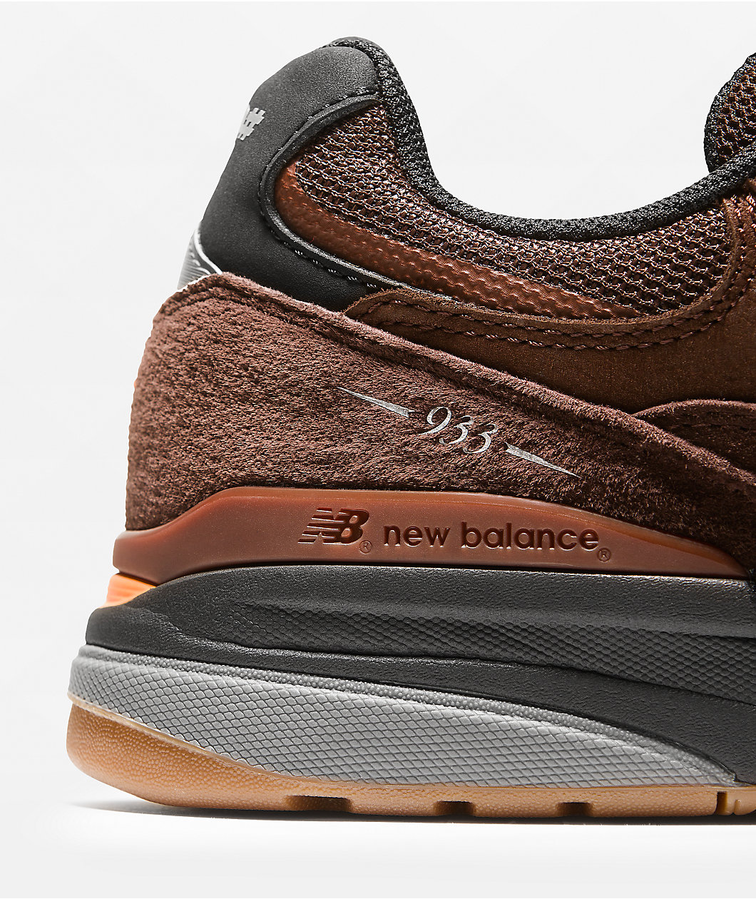 New Balance Numeric 933 Reynolds Brown & Black Skate Shoes