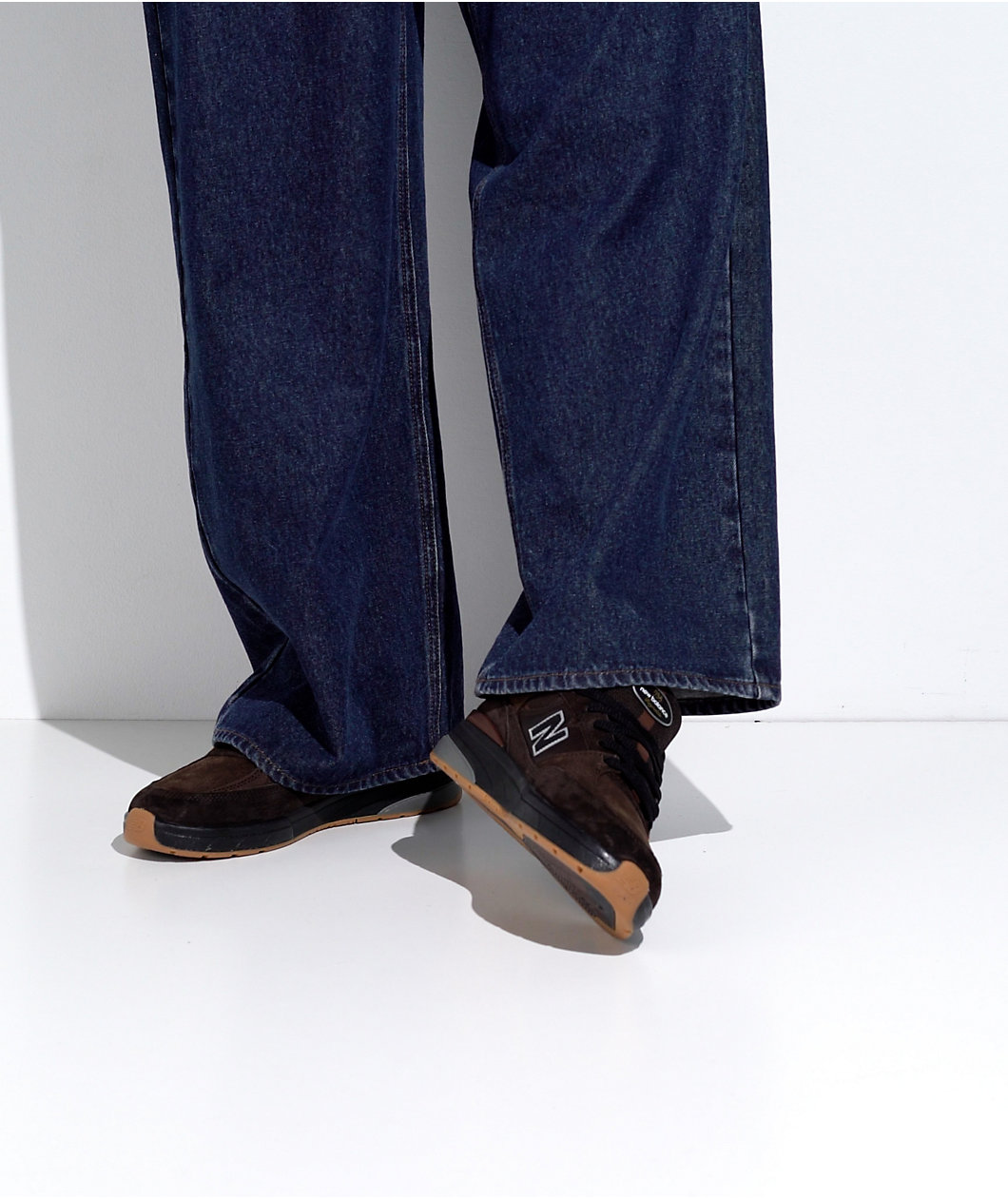 New Balance Numeric 933 Reynolds Brown & Black Skate Shoes