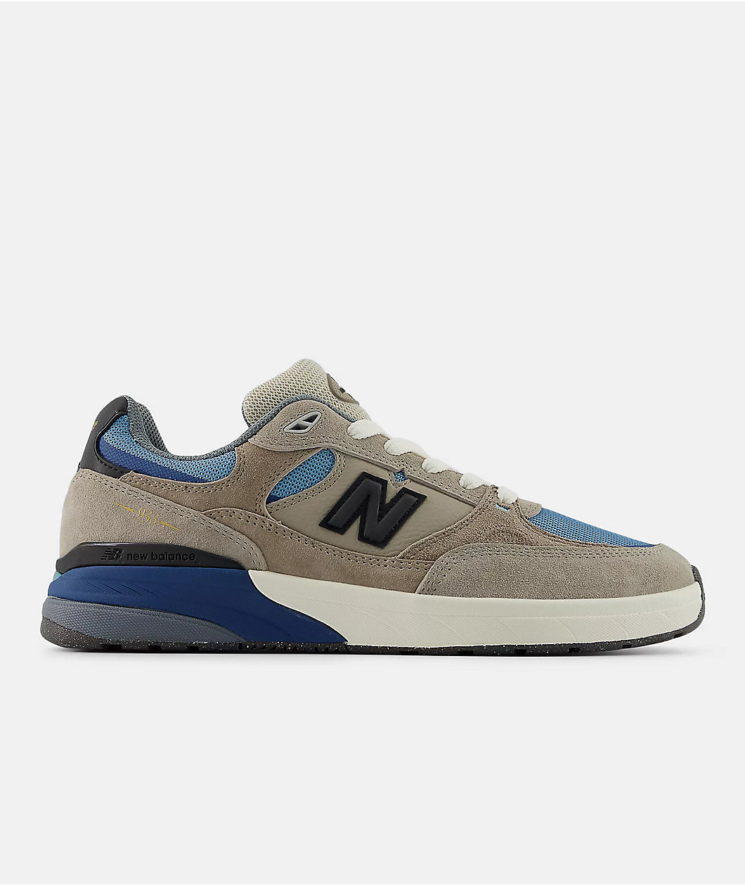 New Balance Numeric 933 Reynolds Mushroom & Light Blue Skate Shoes