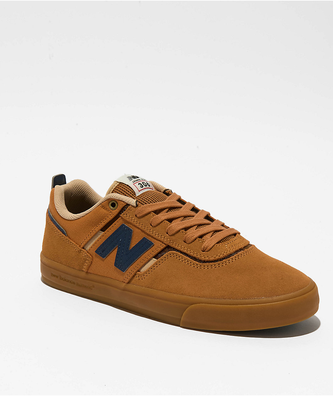 New Balance Numeric Jamie Foy 306 Wheat & Navy Skate Shoes