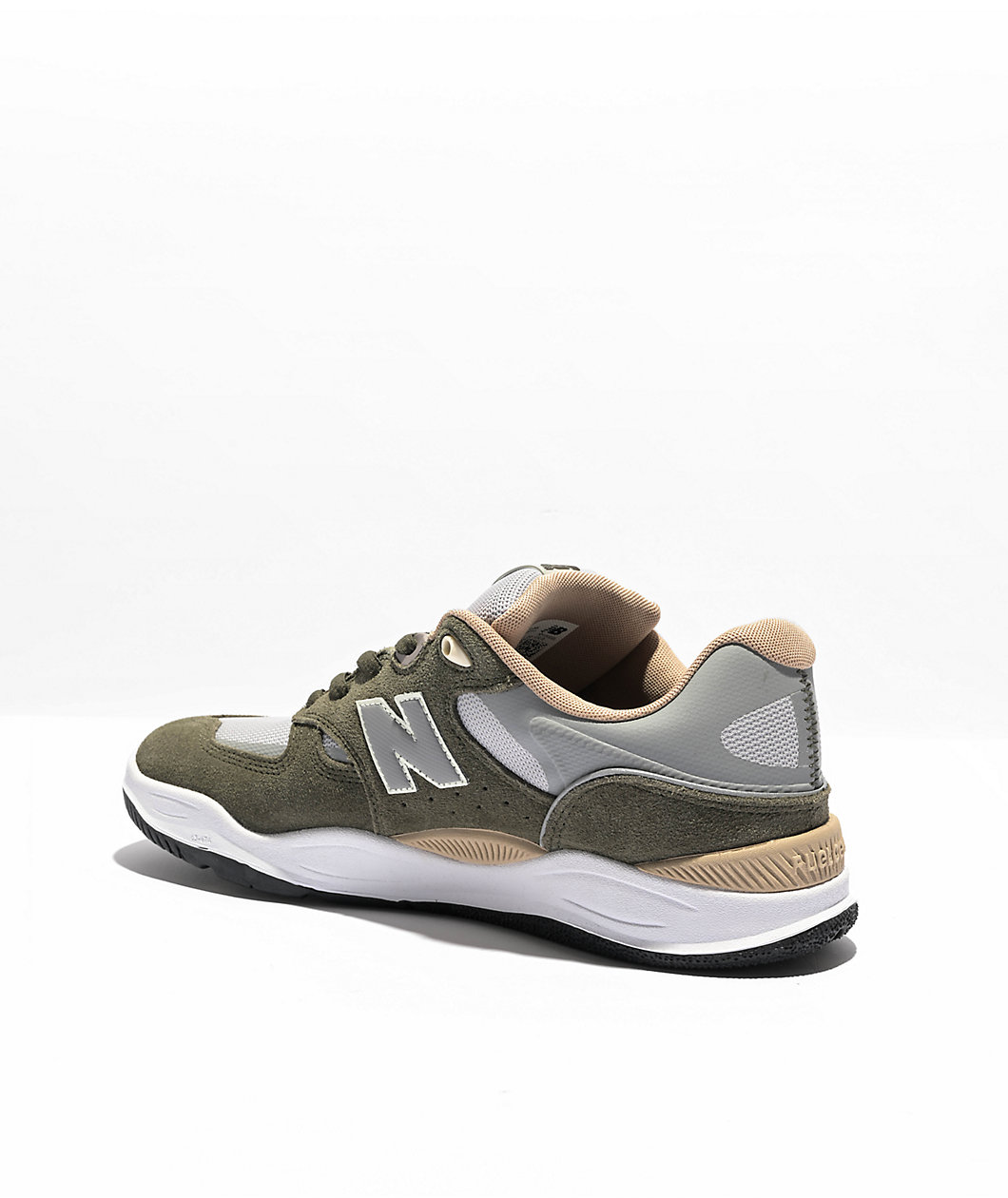 New Balance Numeric Tiago 1010 Olive & Grey Skate Shoes