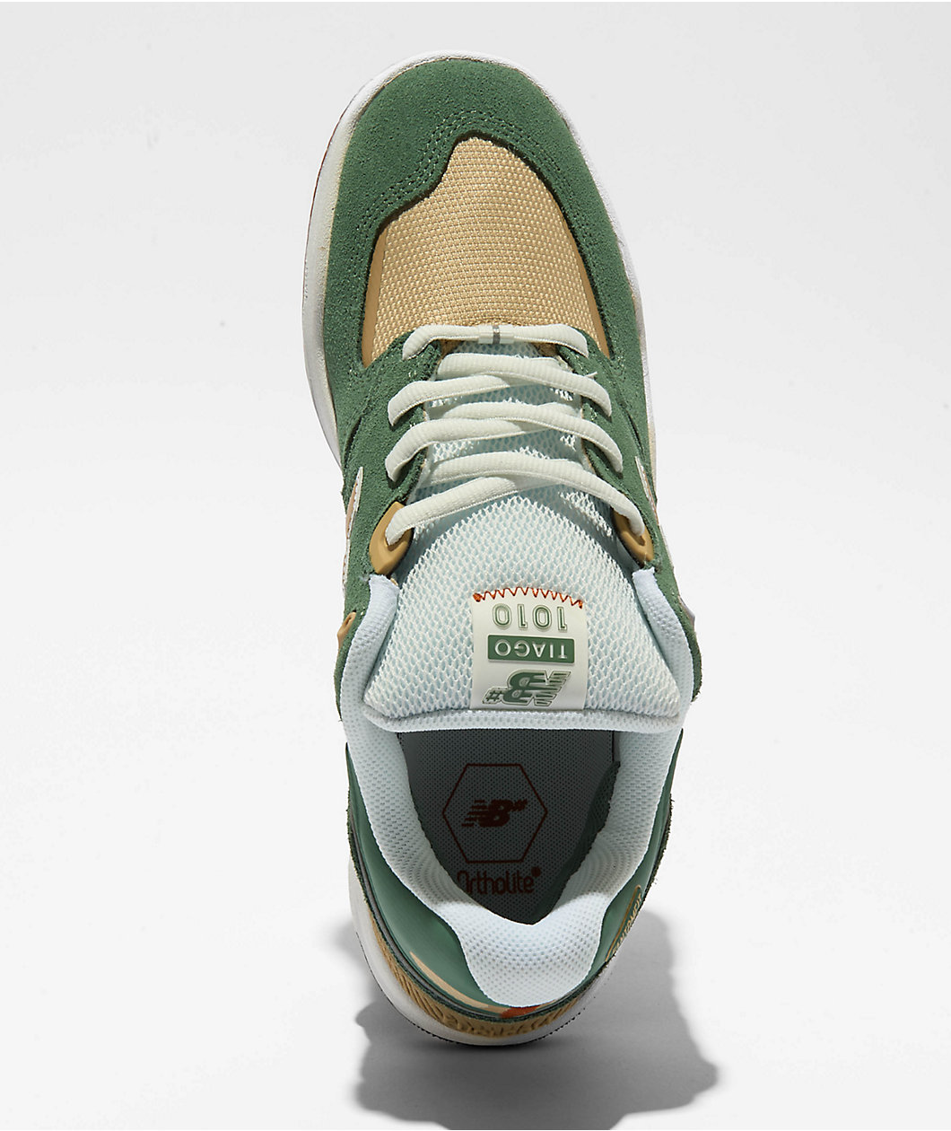 New Balance Numeric Tiago 1010 Sage & Tan Skate Shoes