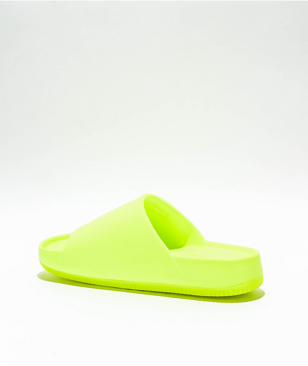 Nike Calm Volt Yellow Slide Sandals