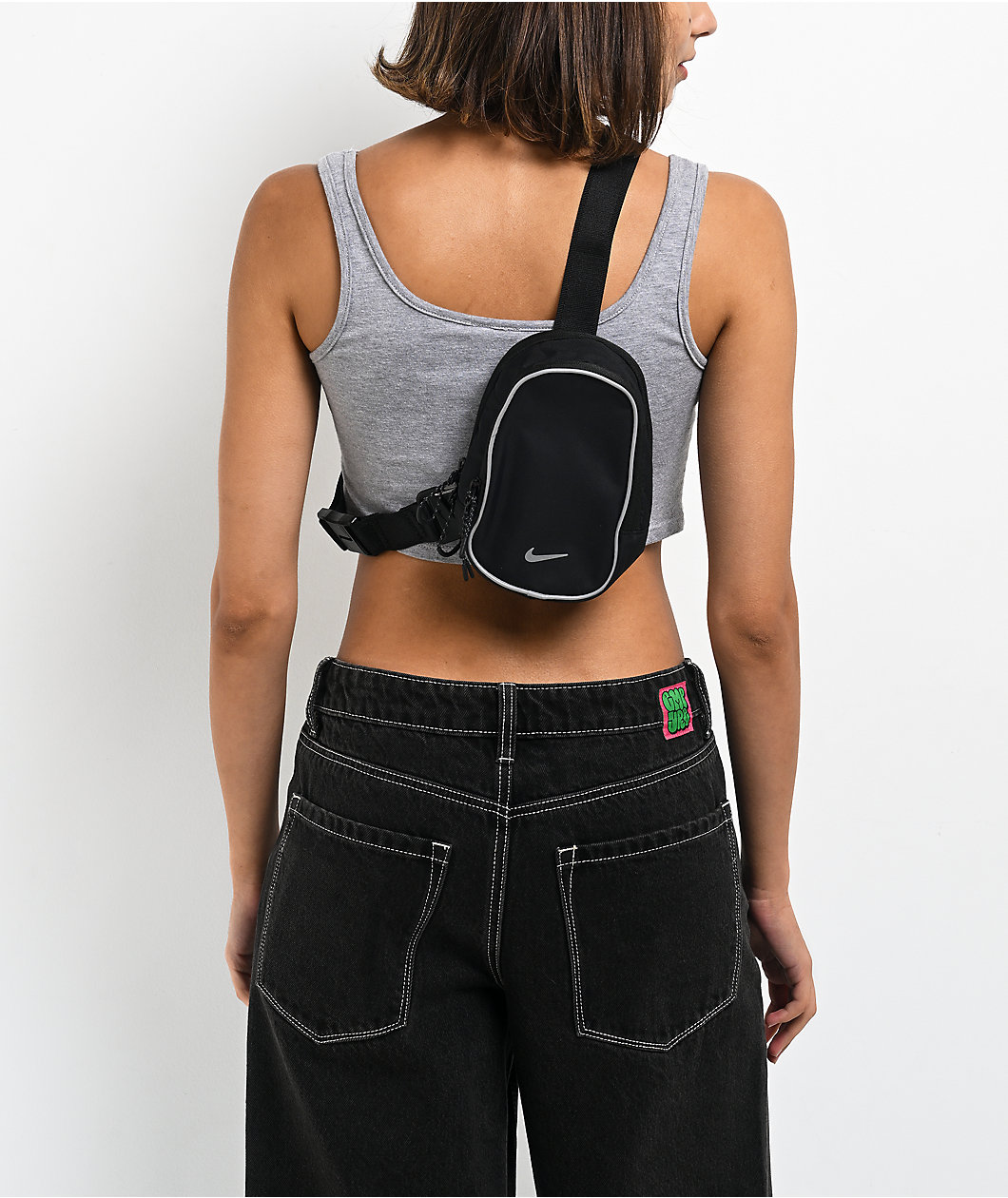 Nike Commute Reflective Black Sling Bag